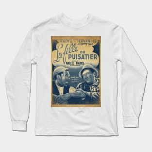 The Well Digger's Daughter- FILM POSTER - Retro - Vintage Long Sleeve T-Shirt